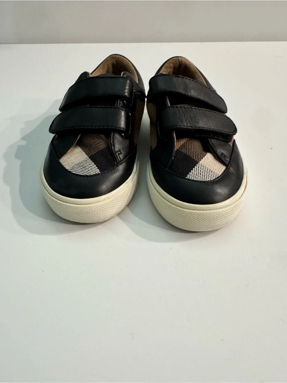 Burberry Brown and Black kids shoes 4 toddler